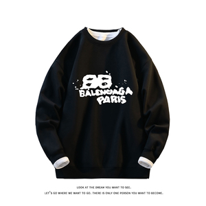 秋季新款卫衣高级感休闲男女同款上衣W4699-特价P28，男装卫衣，电商A007-1