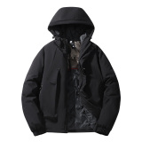 石墨烯百搭防风保暖冲锋衣连帽工装外套男M745A（棉衣）-特价P56，男装夹克，电商A007-1