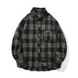 春季新品复古格子长袖衬衫大码休闲潮流外套C2168-P32【特价】，男装衬衫，电商A007-1