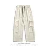 全棉加厚水洗工装多口袋休闲裤男潮流大码直筒K8576-P47【特价】，男装工装外套，电商A007-1