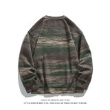 美式复古暗色简约宽松圆领上衣中性风潮流卫衣W4681-P50【特价】，男装卫衣，电商A007-1