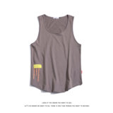 简约运动风宽松型背心男套头圆领纯棉无袖纯色背心B770-特价P18，男装背心/马甲，电商A007-1