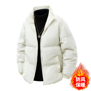 潮流宽松立领棉衣美式复古面包服外套男百搭M218（棉衣）-特价P34，男装棉衣，电商A007-1