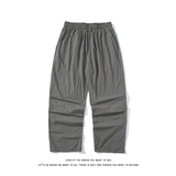 休闲裤男带褶运动裤宽松情侣直筒裤长裤K8474-P25【特价】，女装休闲裤，电商A007-1