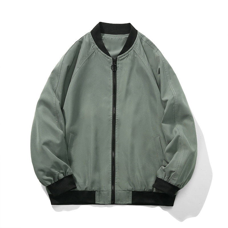 情侣潮大码宽松休闲多色光板夹克棒球服外套潮J7204P30【特价】,男装夹克,电商A007-1