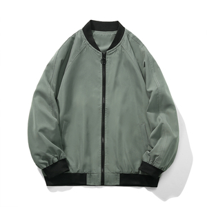 情侶潮大碼寬松休閑多色光板夾克棒球服外套潮J7204 P30【特價(jià)】圖片