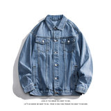 休闲大码宽松男女潮流立体剪裁牛仔外套夹克JA1128-P63【特价】，男装工装外套，电商A007-1