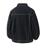 复古风长袖休闲牛仔夹克男宽松翻领百搭工装风外套JA3515-特价P68，男装夹克，电商A007-1