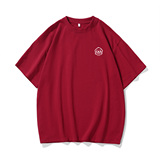 简约印花短袖T恤男纯棉情侣宽松型百搭圆领休闲上衣T3496-特价P23，男装T恤，电商A007-1