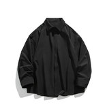 纯色休闲港风简约百搭舒适宽松韩版长袖衬衫男C2259-特价P30，男装衬衫，电商A007-1