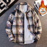 CJ9741紫格（加绒）