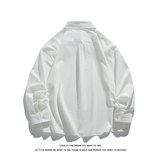 纯色休闲港风简约百搭舒适宽松韩版长袖衬衫男C2259-特价P30，男装衬衫，电商A007-1