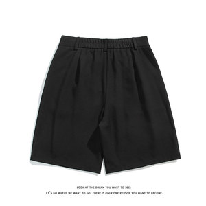 夏季痞帅男高级垂坠感直筒西裤休闲短裤五分裤DK8495-P32【特价】图片