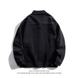潮流小标休闲大码宽松男女立体牛仔外套夹克J301-P65【特价】，男装工装外套，电商A007-1