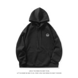 烫花大码340克重磅华棉复合潮流休闲连帽卫衣W4266-P42【特价】，男装卫衣，电商A007-1