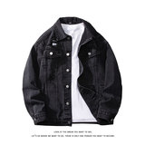 休闲大码宽松男潮流立体剪裁破洞牛仔外套夹克J1129-P65【特价】，男装工装外套，电商A007-1