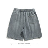 夏新百搭美式星空纹松紧腰水洗牛仔短裤子男DK8497-P32【特价】，男装牛仔裤，电商A007-1