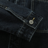 复古风长袖休闲牛仔夹克男宽松翻领百搭工装风外套JA3515-特价P68，男装夹克，电商A007-1