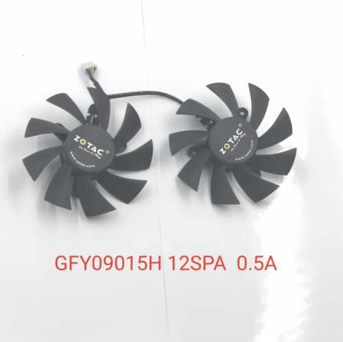 索泰GTX1050 1050TI 1650 1660 GFY09015H 12SPA显卡4PWM温控风扇