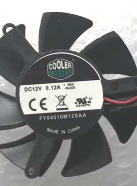 酷冷FY04510M12SAA  12V  0.12A直径45mm   孔距39mm5010显卡风扇