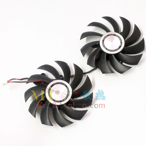 讯景台湾ARX FS1280-A3042A 0.16A 直径74mm 孔距36mm 显卡双风扇