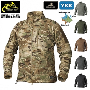 新款 HELIKON赫利肯ALPHA格子绒L3战术版 户外保暖透气轻抓绒衣 包邮