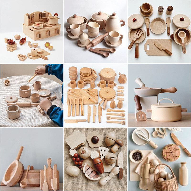 纯实木原木过家家玩具做饭水果蔬菜切切乐厨餐具宝宝拍摄影道具,玩具/童车/益智/积木/模型,儿童桌面游戏类,淘宝优惠券,粉丝福利购,淘宝优惠卷