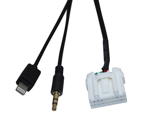 适用于马自达M6奔腾B70 M3睿翼AUX线iphone5 5S苹果6充电音乐