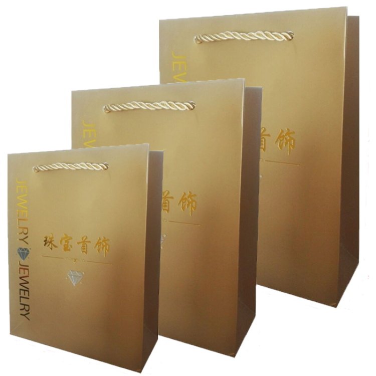 珠宝首饰手提袋包装袋子烫金