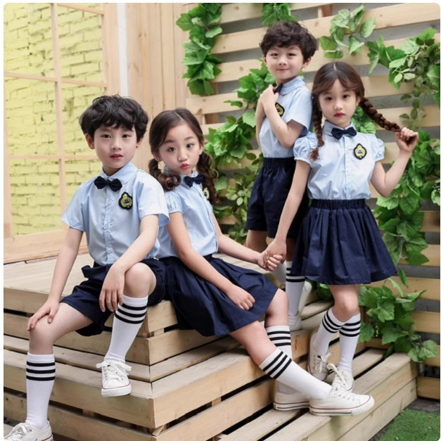 六一儿童演出服装大合唱表演服班服幼儿园园服夏装小学生校服套装