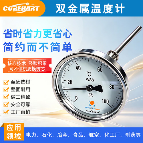 CORE江苏双金属温度计轴向型测温