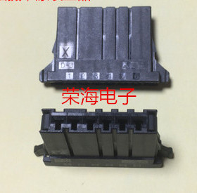 AMP D-3 6孔一排 黑色 1-178288-6 D3100-6P