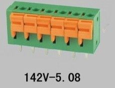 DG141R KF141R 弹簧式PCB接线端子 免螺丝式端子2.54间距