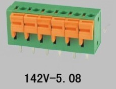 DG141R KF141R 弹簧式PCB接线端子 免螺丝式端子2.54间距