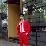 潮流青年外贸西服。马甲。西裤三件套A001p125，男装西服，星座1607