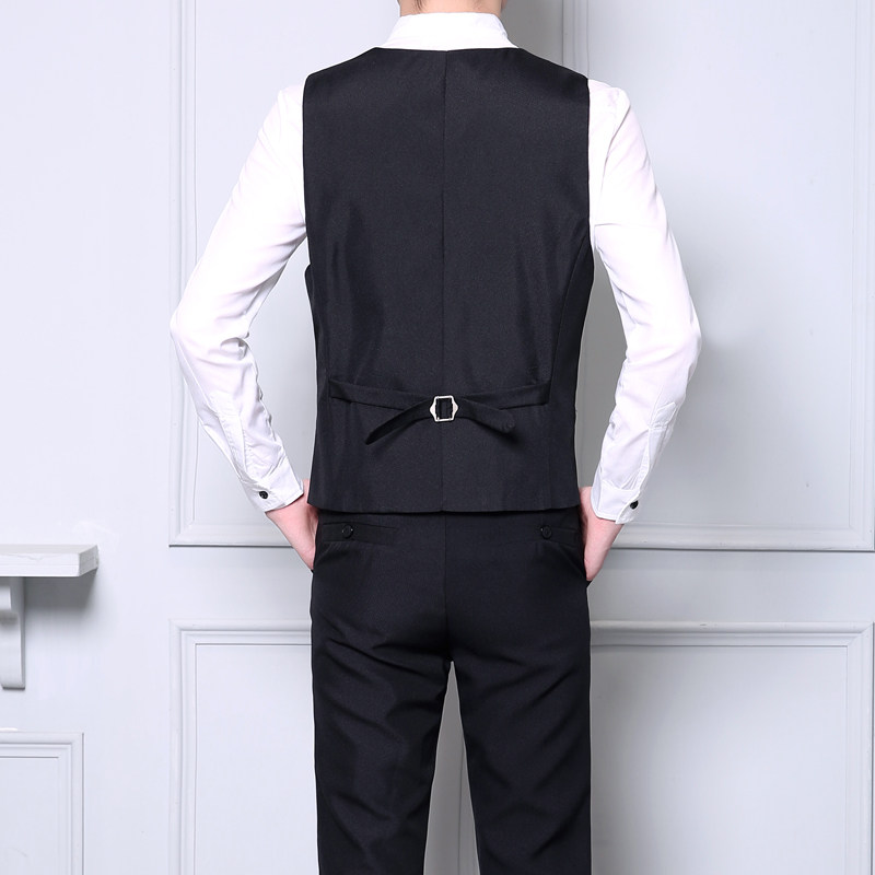 团源服饰休闲金色四扣马甲西裤两件套工作服KYV酷仔靓妹礼服经理,男装西裤,星座1607