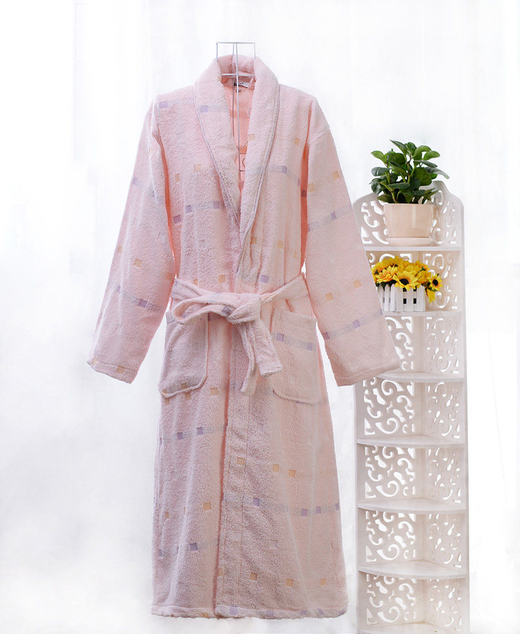 Peignoir jeunesse Coton jacquard éponge peignoir - Ref 595943 Image 3