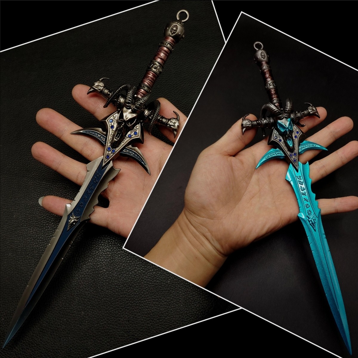 【包邮】魔兽霜之哀伤30厘米大号（金属）精工版