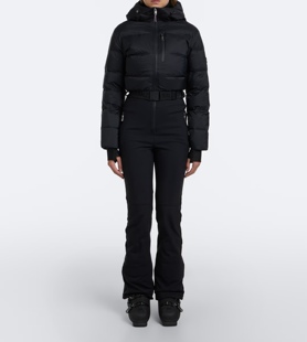 美国 Yves 2026女士冬季滑雪服保暖连帽羽绒服一体滑雪服套装外套
