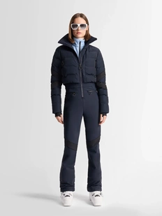 FUSALP 女士2025秋冬新款拼色连体立领保暖滑雪服