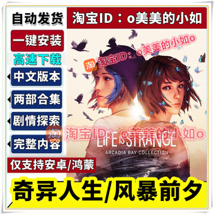 奇异人生风暴前夕完整直装中文版剧情探索解谜平板安卓手机游戏