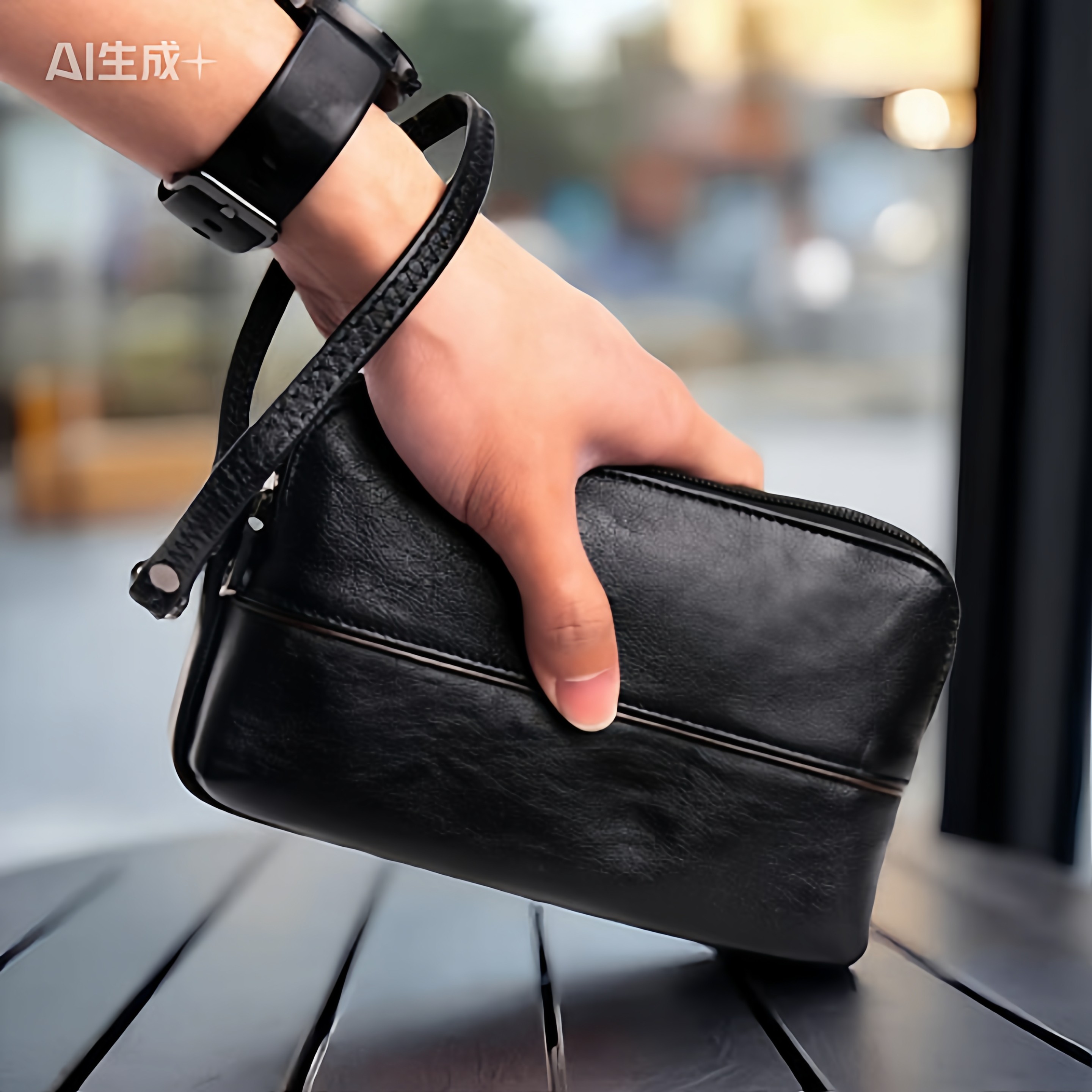 真皮男士手拿包头层牛皮手机包穿皮带腰包多夹层休闲商务方便携带,箱包皮具/热销女包/男包,男士包袋,淘宝优惠券,粉丝福利购,淘宝优惠卷