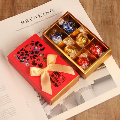 结婚婚庆喜糖礼盒瑞士莲2粒装