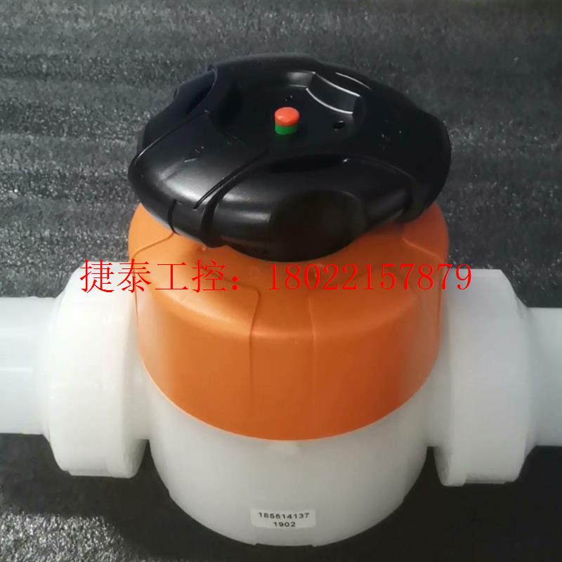 议价 原装+GF+手动隔膜阀d63DN50 PVDF 实物图 议价