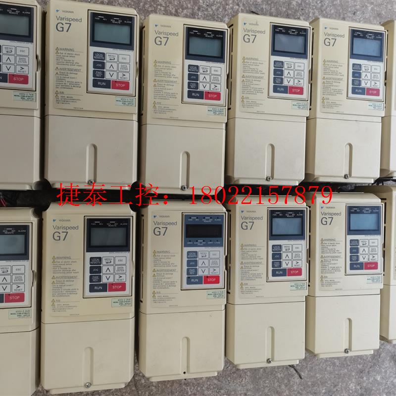 议价 安川G7B42P2KW/G7B43P7KW变频器成色如图功能