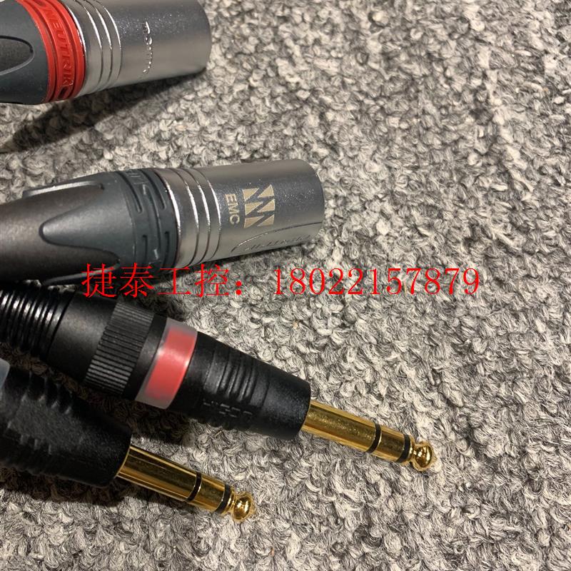 议价 sommer绿精灵xlr卡农公6.5大三芯平衡线镀金插头纯铜