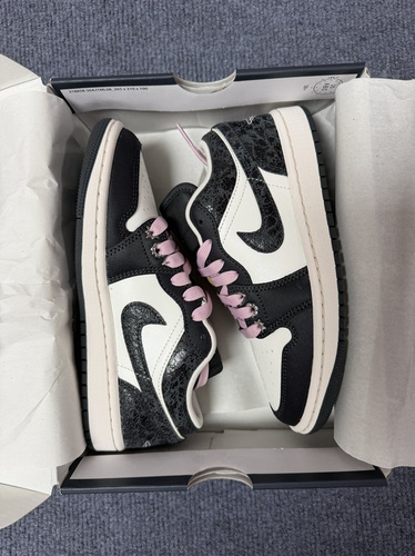 Air Jordan 1 Low AJ1 炭黑 低帮复古篮球鞋 II0595-001