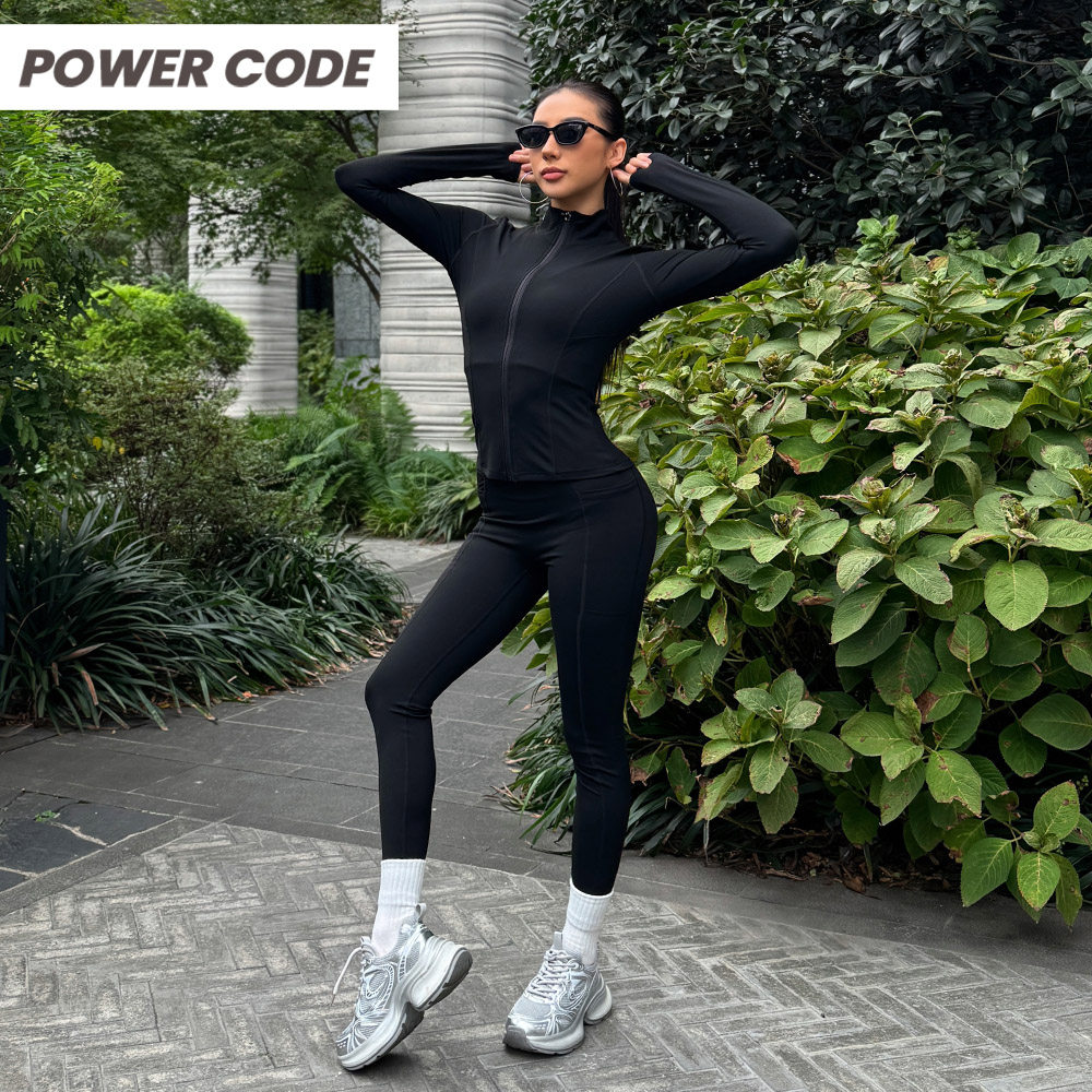 长袖长裤瑜伽服套装健身服