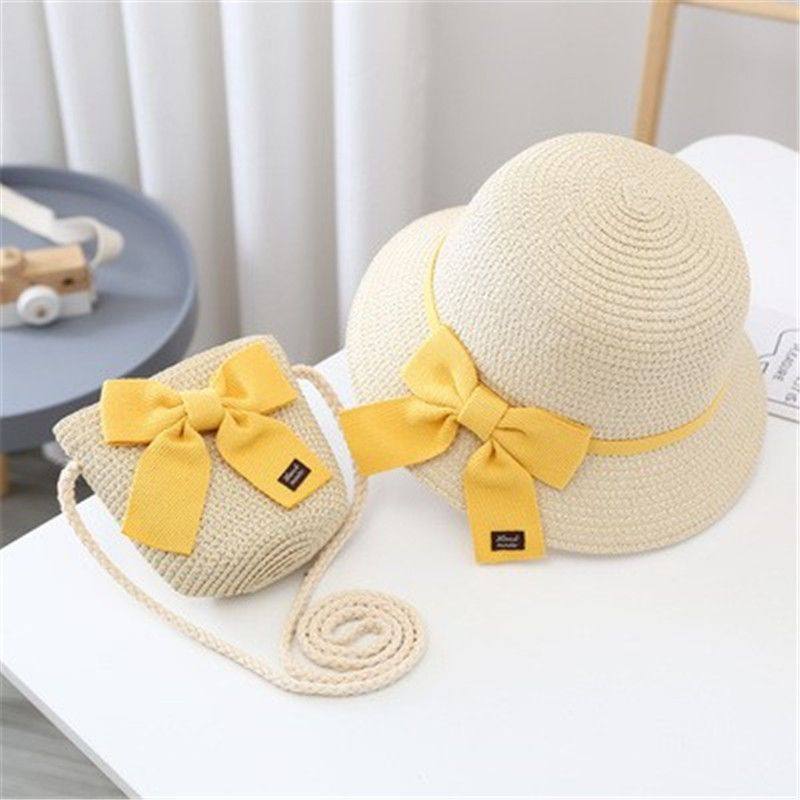 儿童遮阳帽子女童春夏新款草帽零钱包包宝宝防晒沙滩帽太阳渔夫帽,服饰配件/皮带/帽子/围巾,防晒帽,淘宝优惠券,粉丝福利购,淘宝优惠卷