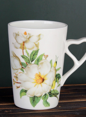 400毫升大容量陶瓷洗漱杯 大号漱口杯 创意刷牙杯子家用牙刷杯子